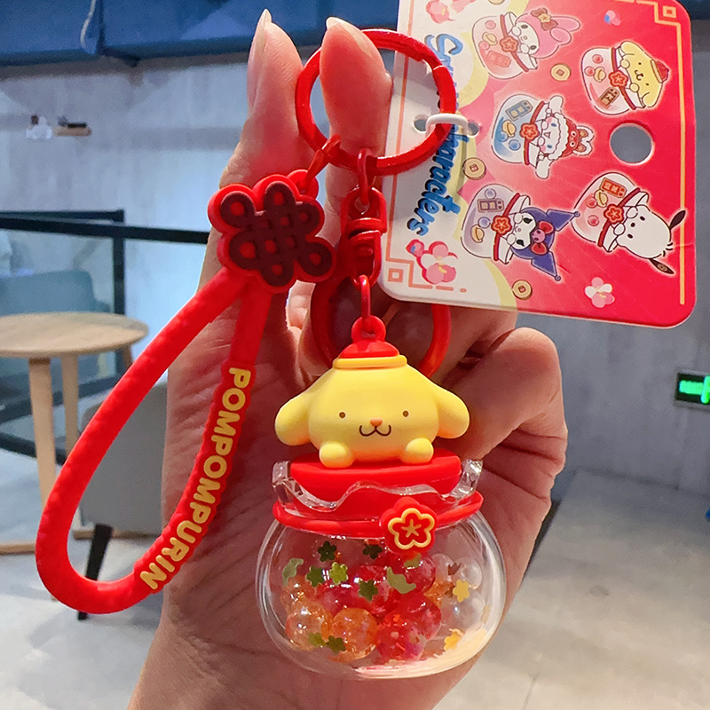 2026年新作正規品サンリオクロミぬいぐるみキーホルダー女性向け可愛いハローキティぬいぐるみカメラ小物