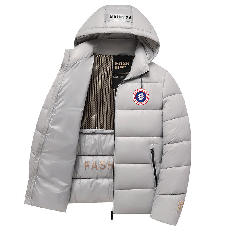 Unisex Oversized Detachable Hood Puffer Jacket Retro Quilted Winter Coat Thickened Polyester Fill Streetwear Essential_voghion.com