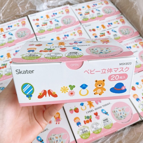 日本進口Skater限量款糖果屋小汽车婴幼儿卡通防护1-3岁20枚