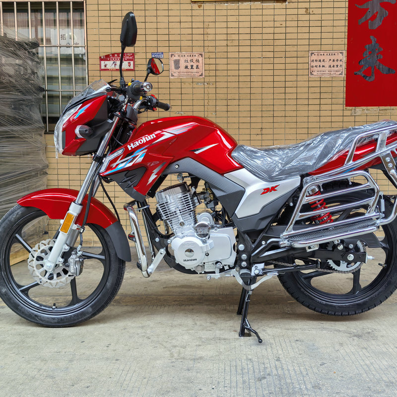 Cross-border DK two-wheel fuel-powered motorcycle, new model, fuel-efficient men's motorcycle, hot-selling in Africa