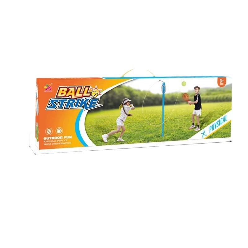 Juguetes de tenis para niños transfronterizos, deportes para padres e hijos en interiores y exteriores, juego de entrenador de tenis con pelota oscilante, venta al por mayor