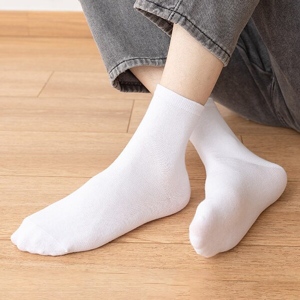 Cotton socks all cotton socks Men's business casual socks contain…
