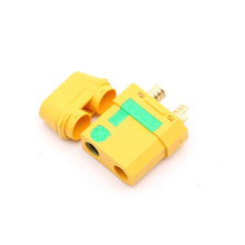 Amass XT90S-F 母头 防打火香蕉插头4.5mm 镀金航模锂电池接口