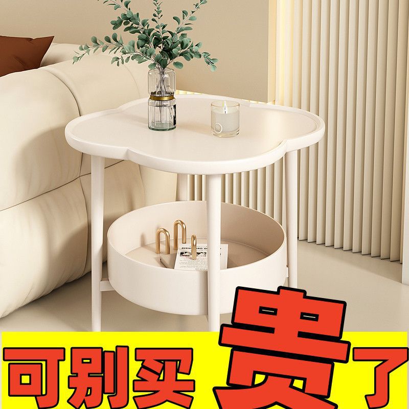 [1469 명 칭찬] 그물 빨간 작은 차 테이블 현대 간단한 테이블 거실 모바일 랙 크림 바람 소파