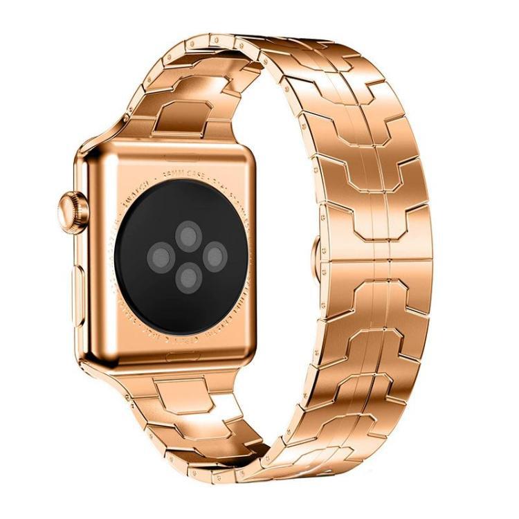 xDfind Iron Man Butterfly Buckle Correa de acero inoxidable para Apple Watch 42 / 44 / 45 / 46 / 49mm / A