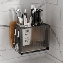 厨房刀架菜刀砧板筷子刀座置物架刀具案板切菜板收纳架轻奢刀架