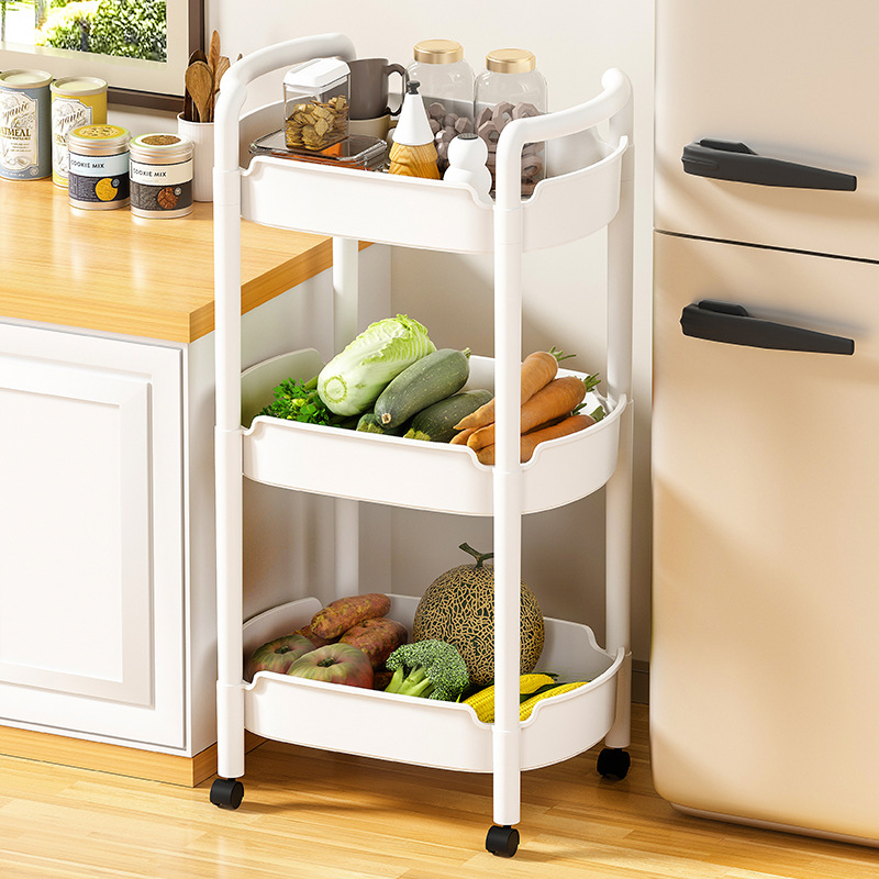 Multifunctional Bathroom Rack Floor-standing Plastic Shelf Multi-layer Household Storage Rack Bathroom Storage Rack Floor-standing