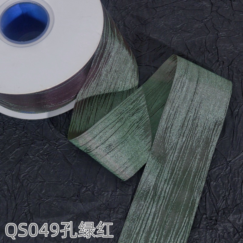 Impresión de la cinta arco regalo cuerda cinta plisada coreana accesorios de embalaje en stock al por mayor Corea del Sur cinta de poliéster