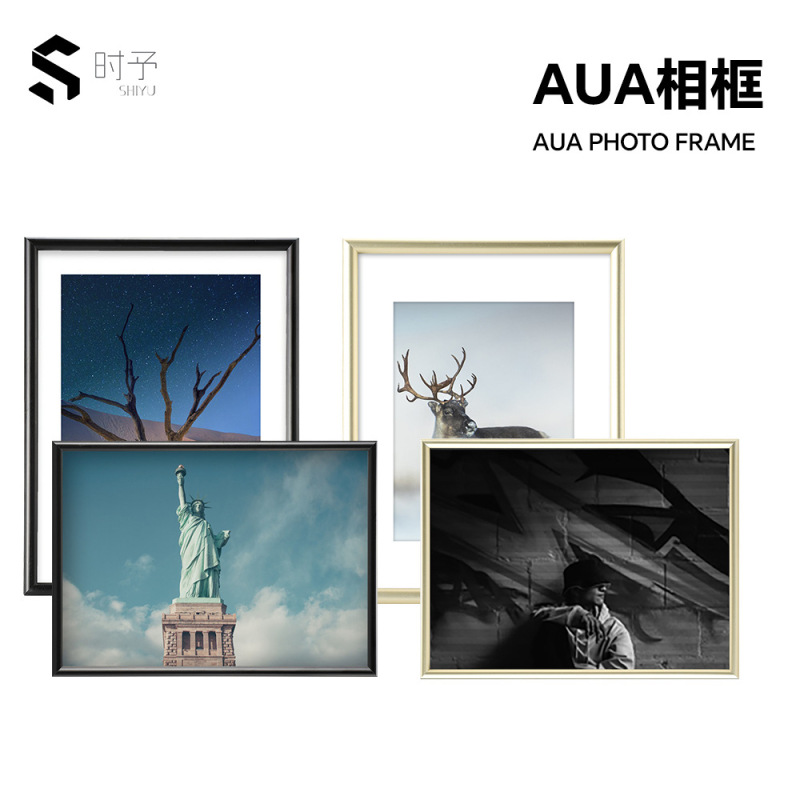 Aua Series Aluminum Alloy Photo Frames, Light Luxury Style Tabletop and Wall-Mounted Picture Frames, Multi-Size Gift Box Photo Frames Wholesale Aua Series Aluminum Alloy Photo Frames, Light Luxury Style Tabletop and Wall-Mounted Picture Frames, Multi-Size Gift Box Photo Frames Wholesale