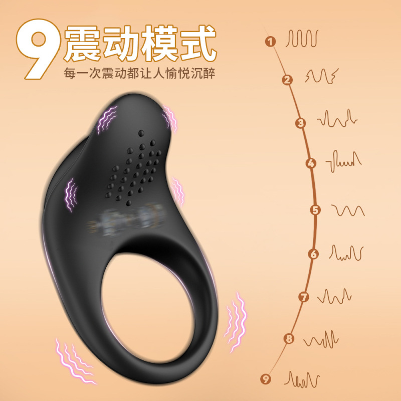 Men's Semen-Locking Ring, Couple's Vibrator, Vibrating Ring, Vibrating Penis Ring, Sex Toy, Wearable Sex Toy Men's Semen-Locking Ring, Couple's Vibrator, Vibrating Ring, Vibrating Penis Ring, Sex Toy, Wearable Sex Toy