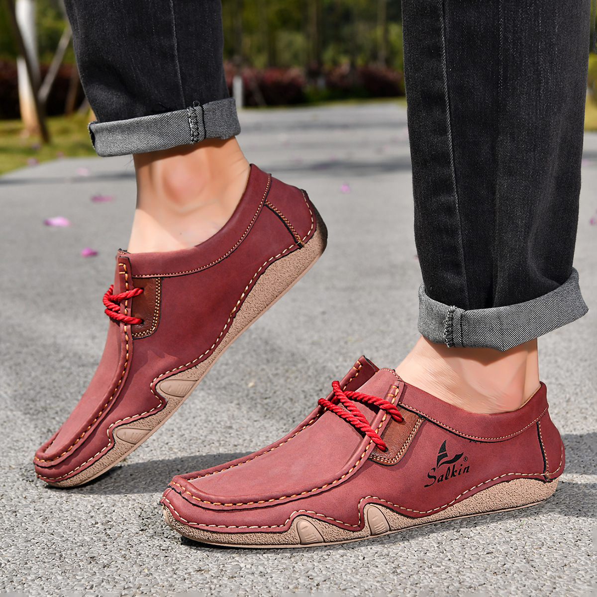 Scarpe casual da uomo low-top modello martin con polpo_voghion.com