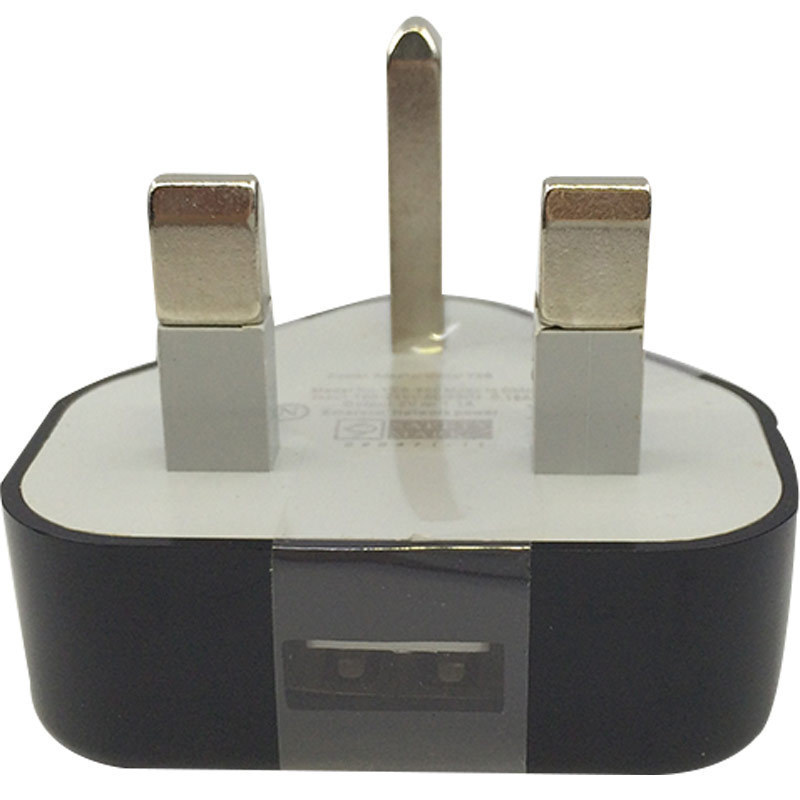5v1a cargador de teléfono móvil de estilo de Hong Kong enchufe británico triángulo británico estándar británico trípode cabeza de carga sola interfaz USB asiento