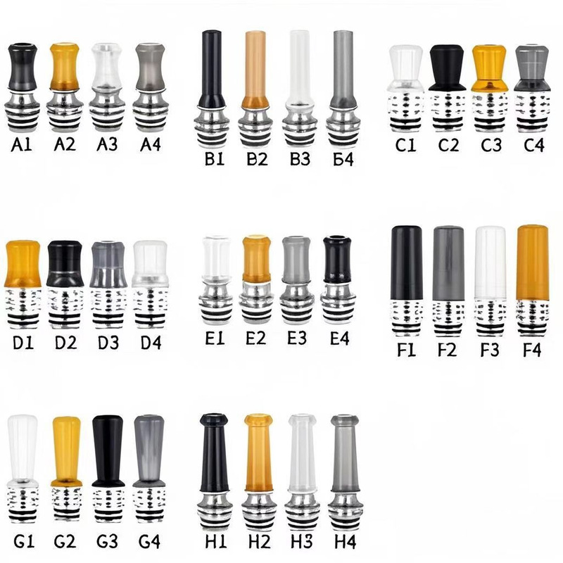 MTL 510 Drip Small Diameter Taste Stainless Steel POM/PEI Anti-Exploding Oil Non-Hot Insulation Drop Nozzle MTL 510 Drip Small Diameter Taste Stainless Steel POM/PEI Anti-Exploding Oil Non-Hot Insulation Drop Nozzle