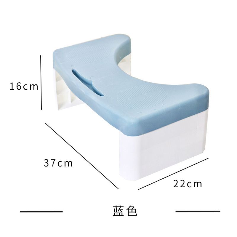 Azul - taburete de inodoro