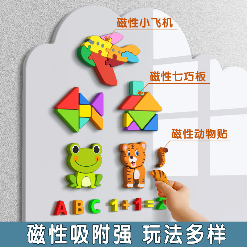 Tabla blanca suave pegatinas de pared creativas para niños graffiti tabla de pintura de pared magnética borrable aprendizaje pintura pequeña pizarra se puede quitar sin dañar