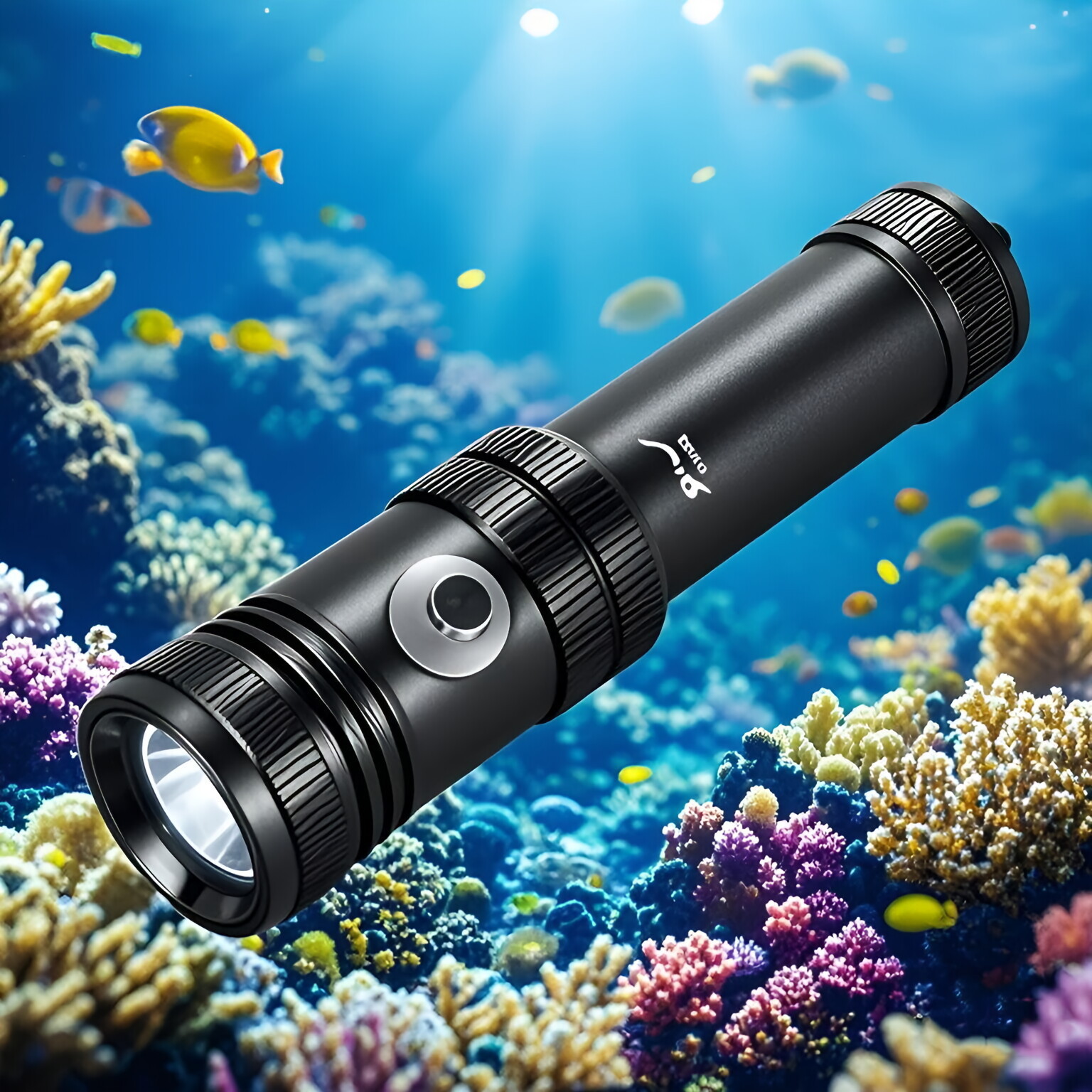 工厂店现货HD01潜水手电筒SST40灯小巧方便电量显示手电21700电池