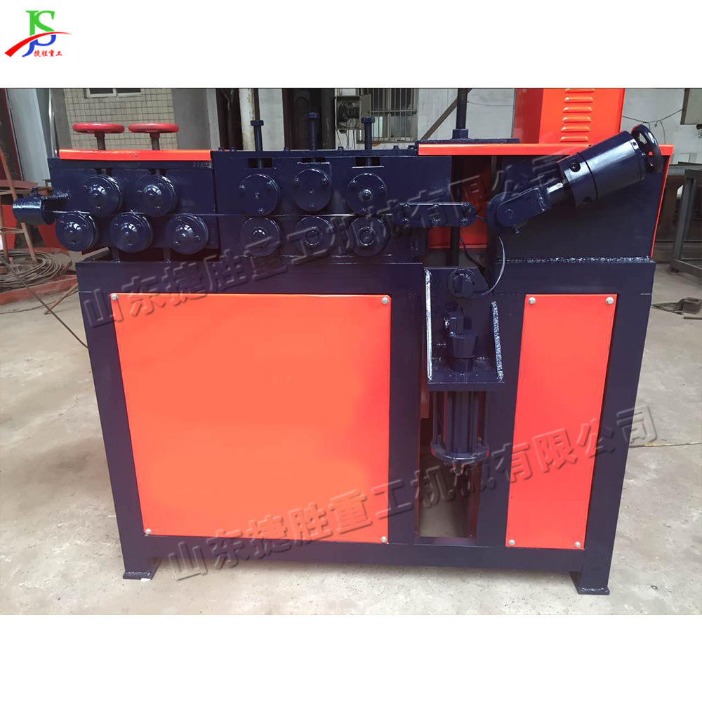 Máquina formadora de nervaduras en espiral pequeña Máquina circular de ajuste de barras de acero CNC automática Máquina dobladora de barras de acero pretensado de puente