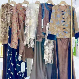 纳兰说26春桑蚕丝国风奢品女装批发 新中式真丝赫端货源实体直播