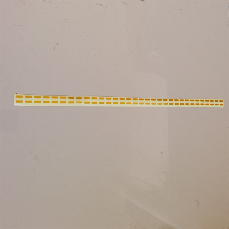 반사 황색 60cm (2 개)