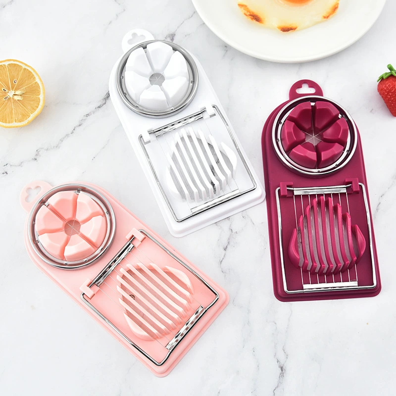 Multifunctional egg cutter household egg preserved egg splitter fancy split two-in-one creative slicer in stock