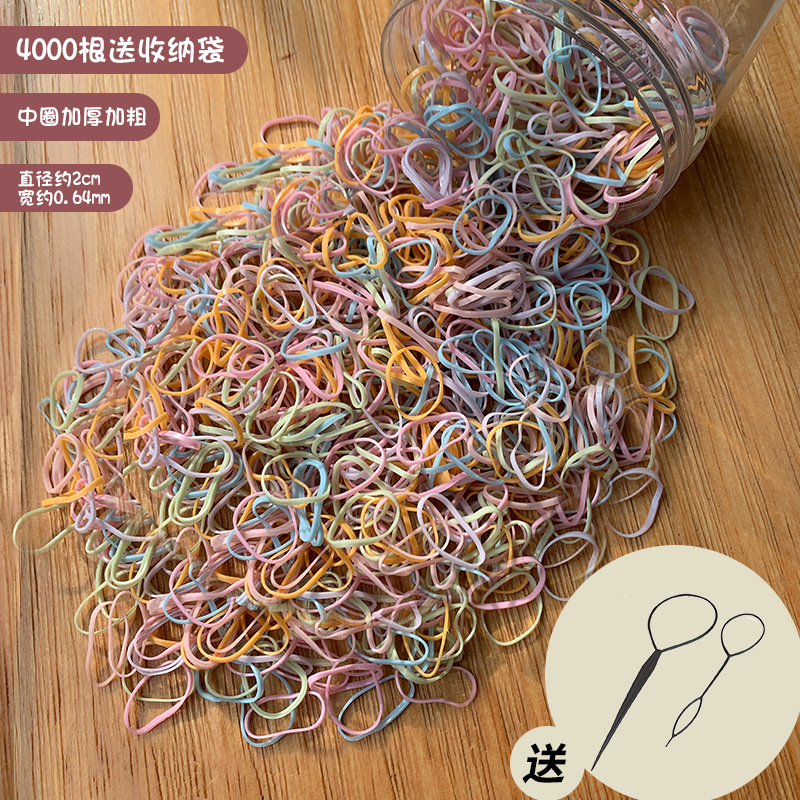 Banda de goma desechable para niños, el cabello del bebé no daña el cabello