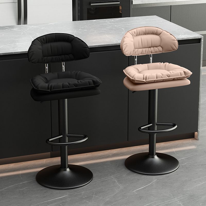 Bar Stool, Modern Office Chair, Simple Swivel Footstool, Bar Chair, Cashier Front Desk, Light Luxury, Stackable Backrest Chair