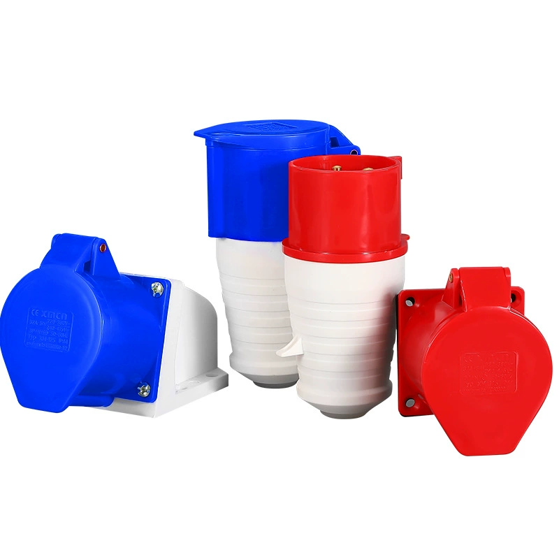 Industrial plug waterproof and explosion -proof air -proof air -proof socket connector three -phase electric 3 core 4 core 5 holes 16A/32A