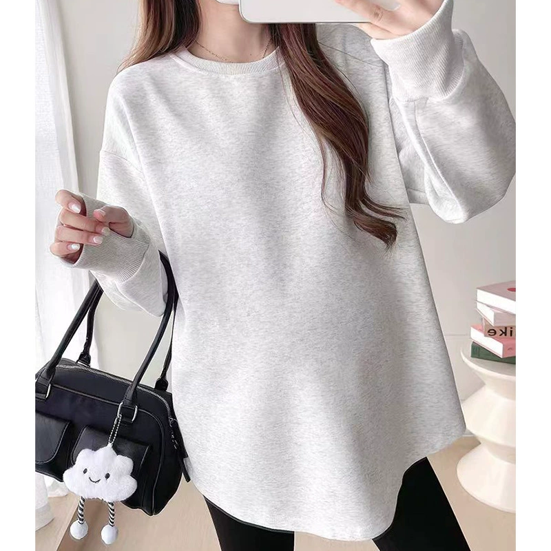 Теплая толстовка для беременных, зимний пуховик, оверсайз, plus size