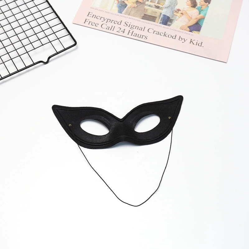 紫琳 праздничные сексуальные реквизиты Makeup Props Cat Girl Headband Mask Set Cat Ears Headband with Bells
