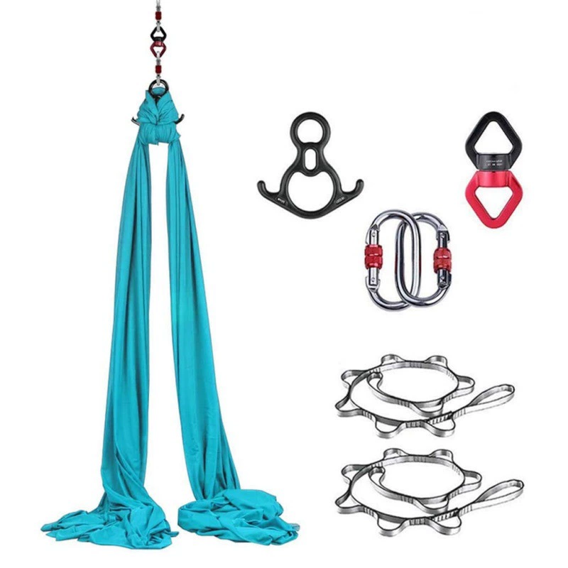 10 m Aerial Yoga Satin Hammock Swing suit Low Elastic 2.8 m Wide Gravity Flying Fitness Dance