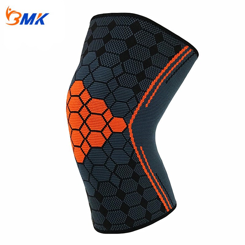 Rodillera deportiva de compresión con muelles de soporte y silicona antideslizante, ideal para correr, gimnasio y ciclismo