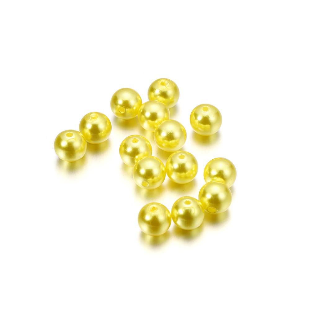 Accessory, white beige beads pearl, DIY, 3-20mm