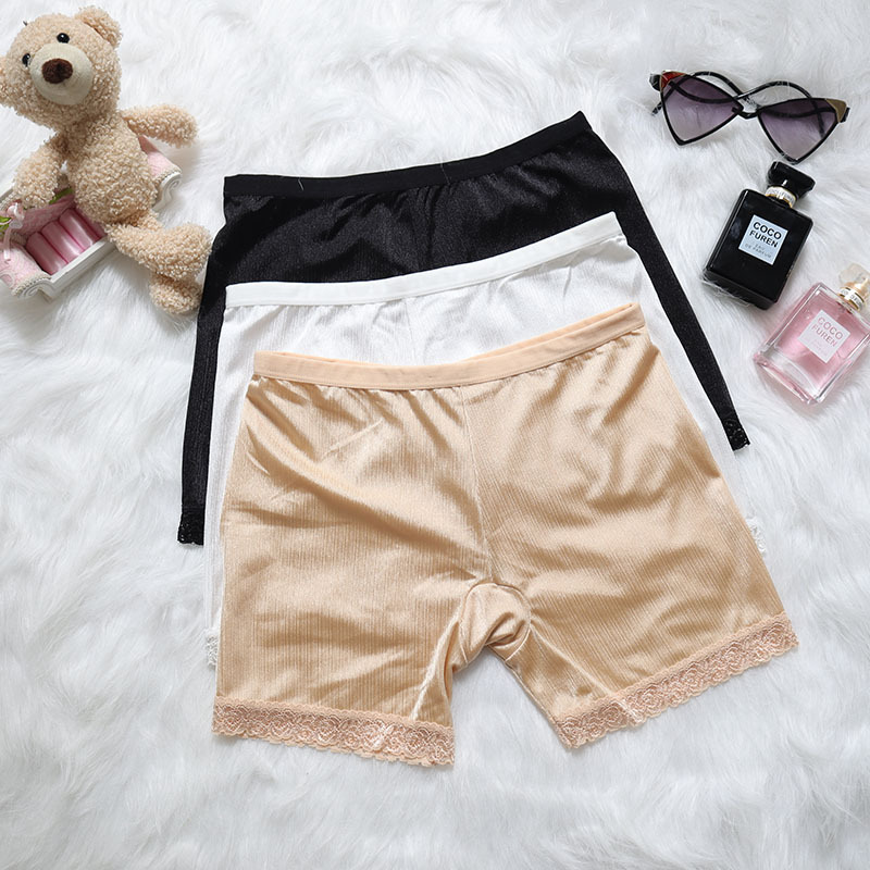 拉丝蕾丝边防走光安全裤