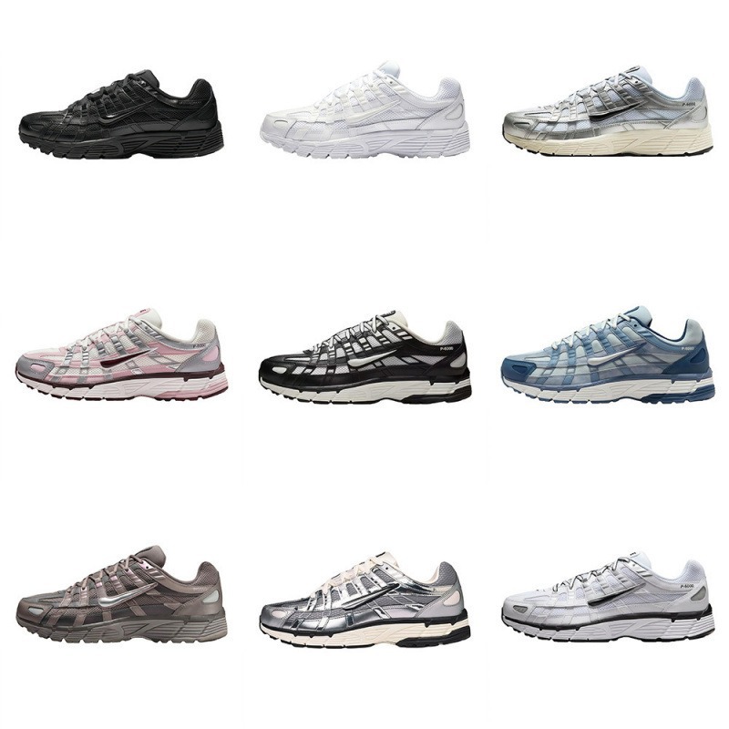Putian Zapatos cruzados puros P6000 retro zapatos de padre bajo cómodo casual versátil zapatos deportivos para hombres y mujeres para correr