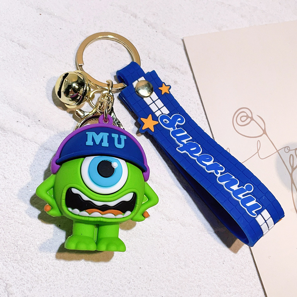 Llavero de silicona de Toy Story, el popular dibujo animado, con personajes como el alienígena de tres ojos, Buzz Lightyear y el oso Lotso, ideal como adorno para bolso.