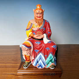 彩绘火神爷神像批发火神佛像图片铜雕祥狮雕塑佛像厂家直销供应