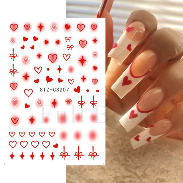 国境を越えた新しいネイルシールins水彩ぼかしレトロなバラのバックシール卸売りnail|undefined