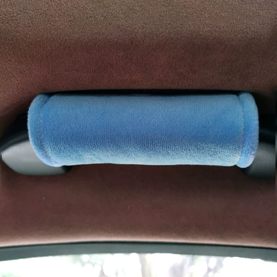 Sürətlər qutusu və əl tormozu başlıqları: Pull Glove Set, Soft - blue-velvet-handle