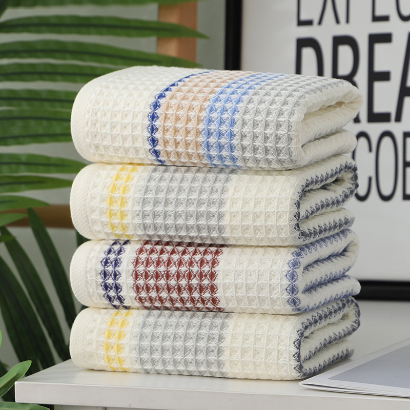 2022 new cotton gauze towel gift honeycomb waffle towel daily necessities face towel cotton wholesale
