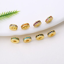 18k��ɫ΢���ʯֱ�г��ָ�Ƭ��׸���diy������Ƭ�̲����黷