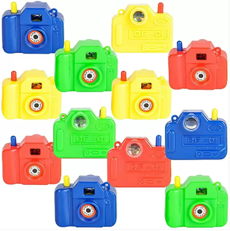 卡通可爱迷你儿童观影相机益智玩具菲林片小相机投影节日礼品