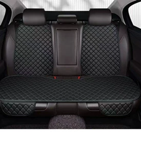 Seat cushion, seat cover Leather Five-Seater Three-Piece Set, Cross-Border Backrest - leather-four-pointed-star-black-small-waist-back-row
