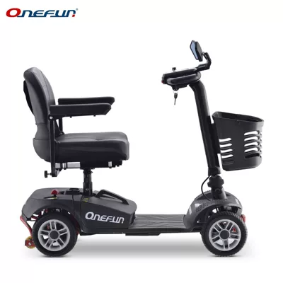 Qatlanan elektrik velosipedlər four-wheel elderly scooter battery