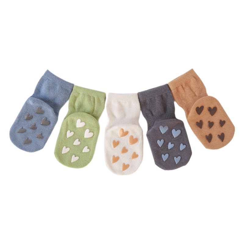 21 nuevos calcetines de bebé primavera y otoño calcetines de bebé antideslizantes calcetines de Interior para niños pequeños calcetines de piso para niños a prueba de frío de fondo suave verano