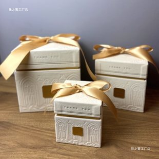 French Romantic Rose Manor Wedding Candy Box Wedding Birthday Party Souvenir Empty Gift Box Souvenir Gift Box Wholesale Paper