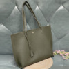 Fashionable shopping bag, capacious one-shoulder bag, Korean style