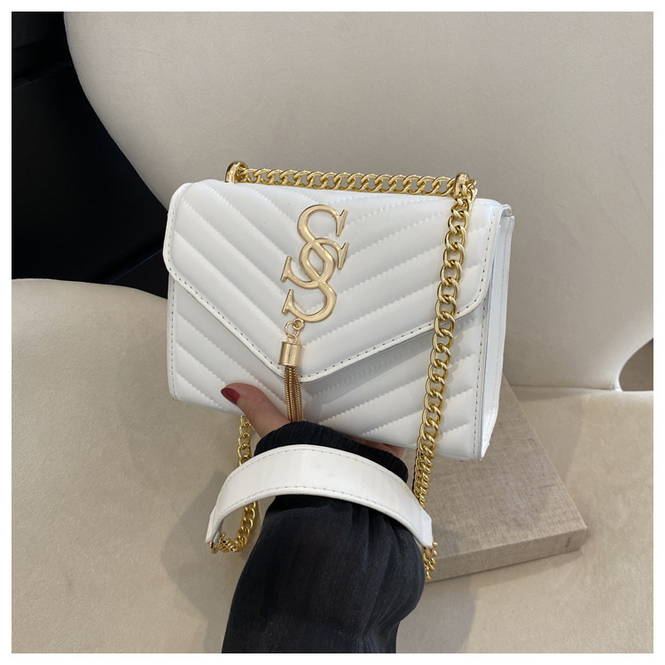 Damen Handtasche Im Western Stil Mit Kette Und Umhängefunktion_voghion.com
