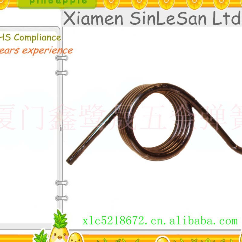 扭簧系列，精密扭簧系列，不锈钢线扭转弹簧，钢线扭簧弹簧加工