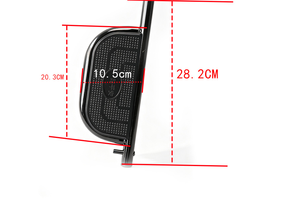 Suitable for electric vehicles, Knight 300 protective bar, foldable footrest, body anti-collision safety guard, thickened footrest