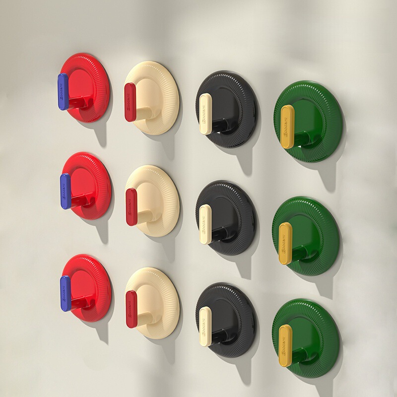 Creative Dopamine Hook, No-Drill Strong Adhesive Wall-Mounted Coat Hook for Kitchen and Bathroom, Traceless Adhesive Hook Behind the Door